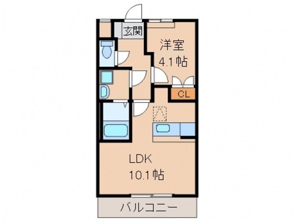 和歌山市駅 バス10分  すみれ団地下車：停歩7分 1階の物件間取画像